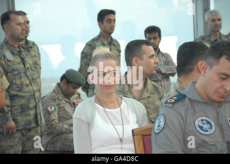 Kommandanten in der Konya AFB Bereich während der ISIK 2016 Kampf Such- und Rettungs-Übung starten Stockfoto