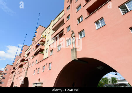 Wien, Wiener Wohnhaus Sozialwohnungen "Karl - Marx - Hof" Österreich Wien 19. Stockfoto