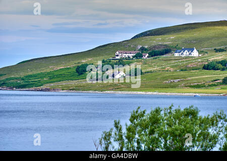 Ullapool ist eine Stadt mit rund 1.500 Einwohnern in Ross-Shire, Schottisches Hochland Stockfoto