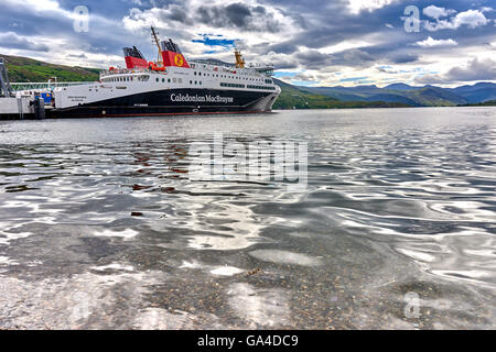 Ullapool ist eine Stadt mit rund 1.500 Einwohnern in Ross-Shire, Schottisches Hochland Stockfoto