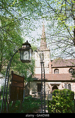 Str. Marys alte Kirche, Stoke Newington, Nord-London UK Stockfoto