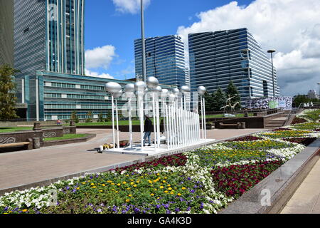 Astana Kunst Fest 2016 menschlicher Energie Expo 2017 in Astana, Kasachstan, im Juli 2016 Stockfoto