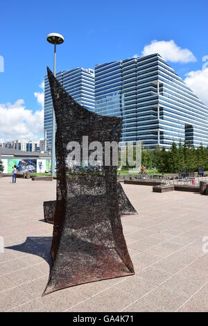 Astana Kunst Fest 2016 menschlicher Energie Expo 2017 in Astana, Kasachstan, im Juli 2016 Stockfoto