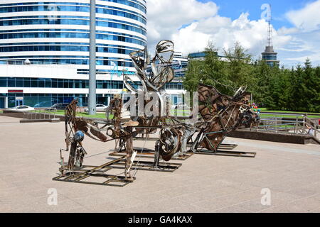 Astana Kunst Fest 2016 menschlicher Energie Expo 2017 in Astana, Kasachstan, im Juli 2016 Stockfoto