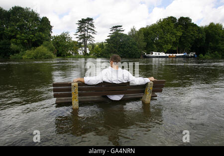 Stürme getroffen die UK Stockfoto