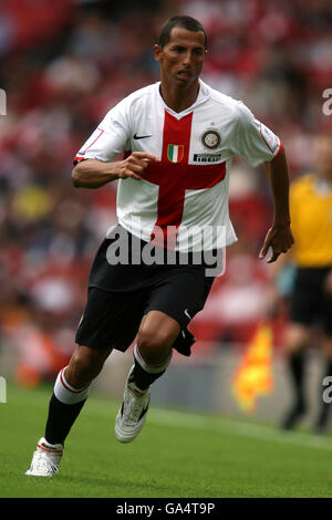 Fußball - Emirates Cup - Inter Mailand V Valencia - Emirates Stadium Stockfoto