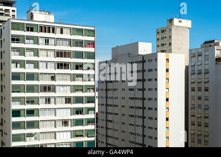 High-Rise Wohnung Blöcke in Sao Paulo, Brasilien Stockfoto