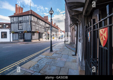 Das Falcon öffentlichen Haus, Kapelle St, Stratford-upon-Avon. Stockfoto