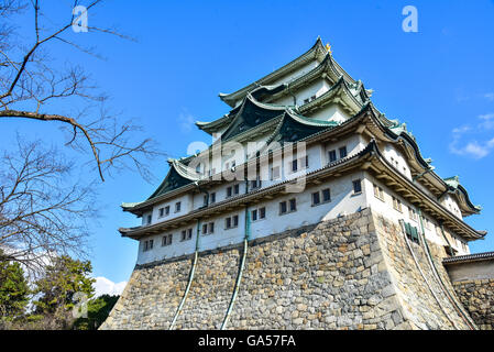 Nagoya Castle im Sommer Stockfoto