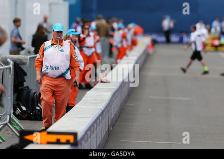 London, UK. 3. Juli 2016. Runde 10 2016 FIA Formel E London ePRIX, Battersea Park, London, UK. 3. Juli 2016. Bildnachweis: Simon Balson/Alamy Live-Nachrichten Stockfoto