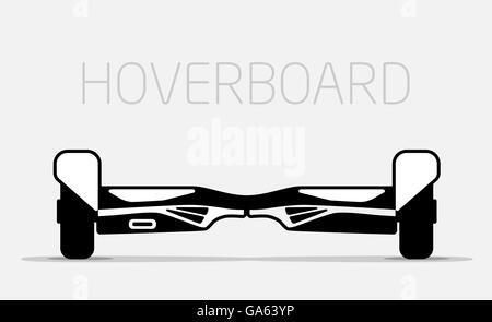 Elektrische zwei Räder Balance Board. Hoverboard Stockfoto