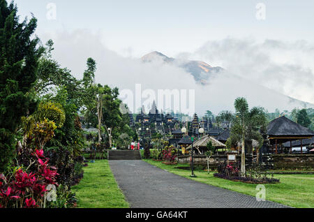 Besakih Tempel Komplex Wahrzeichen Attraktion in Bali Indonesien Stockfoto