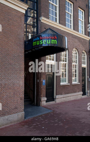 Actueel Widerstandsmuseum Museum oder jüdische Historische Museum, Amsterdam, Niederlande, Europa Stockfoto