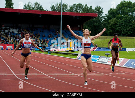 Birmingham feiert 25. Juni 2016, Emily Diamond von Großbritannien gewann die Frauen 400 m-Finale beim dritten Tag von den Briti Stockfoto