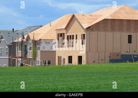 Neue Wohnanlage im Bau in Superior CO Stockfoto