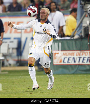 Fußball - freundlich - LA Galaxy V Chelsea - Home Depot Center. David Beckham VON LA Galaxy im Einsatz gegen Chelsea während ihres Freundschaftsspiel im Home Depot Center in Los Angeles, USA. Stockfoto