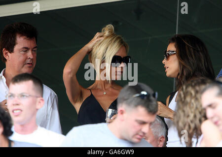 Victoria Beckham bei Los Angeles Galaxy Vs Chelsea FC Spiel Stockfoto