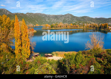 Bacina Seen in Süd-Dalmatien, Kroatien Stockfoto