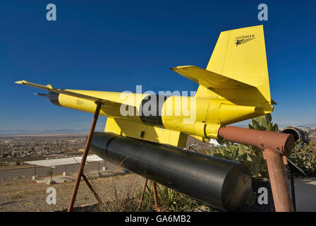 Lockheed X-7A Rakete im Weltraum Geschichtsmuseum in Alamogordo, New Mexico, USA Stockfoto