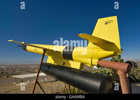 Lockheed X-7A Rakete im Weltraum Geschichtsmuseum in Alamogordo, New Mexico, USA Stockfoto