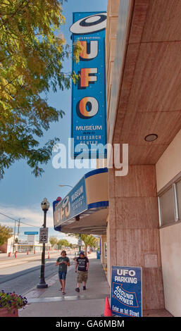 UFO-Museum in Roswell, New Mexico, USA Stockfoto