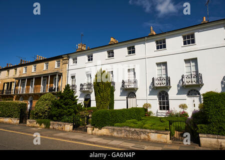 Rutland Terrasse eine Häuserzeile Regency Stil erbaut 1831 Stamford Lincolnshire UK Stockfoto