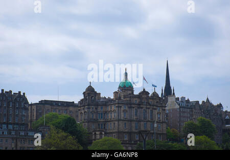 Die Bank of Scotland Hauptsitz im Zentrum von Edinburgh. Stockfoto