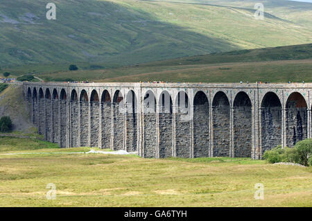 Ribblehead-Viadukt für das Publikum geöffnet Stockfoto