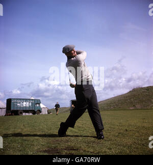 Golf - Jack Nicklaus. Golfer Jack Nicklaus in Aktion gesehen Stockfoto