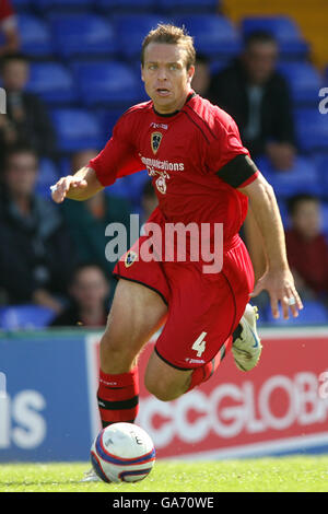 Fußball - freundlich - Stockport County gegen Cardiff City - Edgeley Park Stockfoto