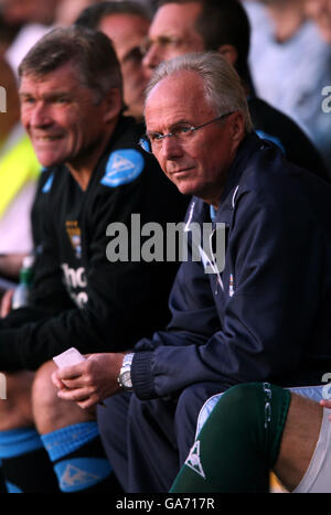 Fußball - freundlich - Shrewsbury Town / Manchester City - New Meadow. Sven Goran eriksson, Manager von Manchester City Stockfoto