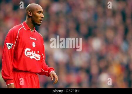 Fußball - AXA FA Cup - Dritte Runde - Liverpool / Birmingham City. Nicolas Anelka, Liverpool Stockfoto