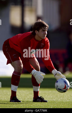 Fußball - freundlich - Hartlepool United / Newcastle United - Victoria Park. Arran Lee-Barrett, Hartlepool United Stockfoto