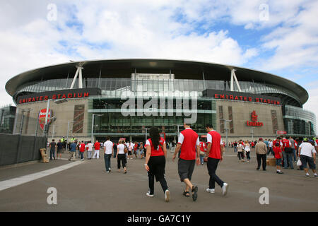 Fußball - Barclays Premier League - Arsenal V Fulham - Emirates Stadium Stockfoto