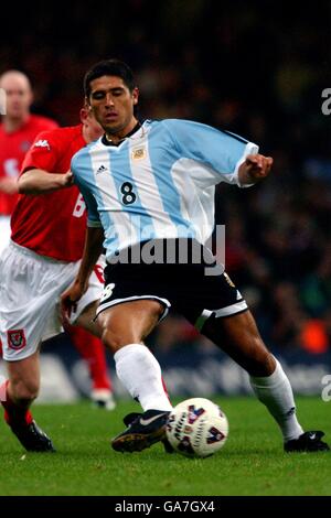 Internationale Fußball - freundlich - Wales V Argentinien Stockfoto