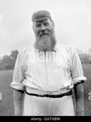 Cricket - W.G. Anmut. Ein Porträt des englischen Cricketers William Gilbert Grace. Stockfoto