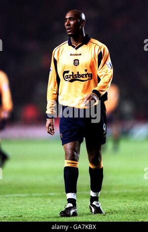 Fußball - FA Barclaycard Premiership - Southampton / Liverpool. Nicolas Anelka, Liverpool Stockfoto