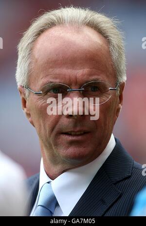 Fußball - Barclays Premier League - West Ham United / Manchester City - Upton Park. Sven Goran Eriksson, Manager von Manchester City Stockfoto