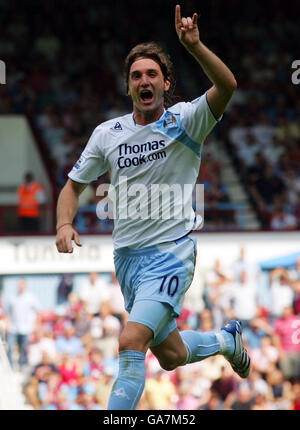 Fußball - Barclays Premier League - West Ham United gegen Manchester City - Upton Park Stockfoto