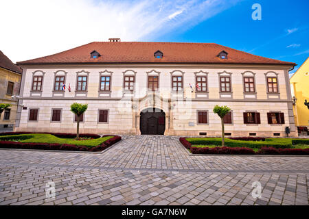 Stadt von Varazdin Barockarchitektur, Nordkroatien Stockfoto