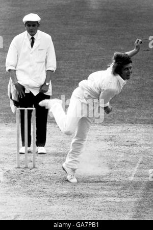 Cricket - Prudential World Cup - Gruppe B - Australien / Westindien. Jeff Thomson, Australien Stockfoto