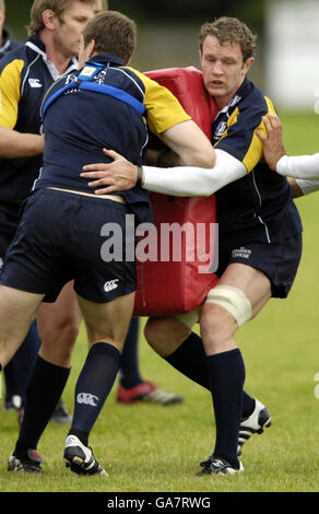 Rugby-Union - Schottland Trainingseinheit - Murrayfield Stockfoto