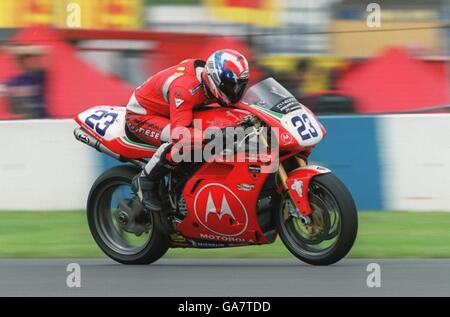 Motor Racing - Corona Extra Supersport Weltmeisterschaft - Donnington Park Stockfoto