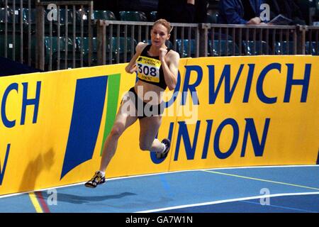 Leichtathletik - Norwich Union AAA Hallenmasters - Cardiff Stockfoto