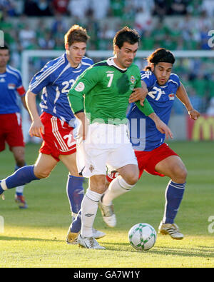 Fußball - Europameisterschaft 2008 - Gruppe D - Northern Ireland V Liechtenstein - Qualifying Windsor Park Stockfoto