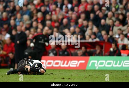 Fußball - FA Barclaycard Premiership - Charlton Athletic gegen Manchester United Stockfoto