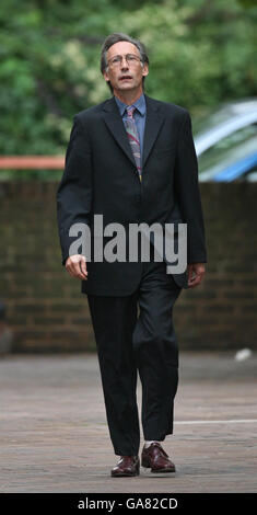 Prozess gegen Chris Langham. Comedy-Schauspieler und -Autor Chris Langham am Maidstone Crown Court in Kent. Stockfoto