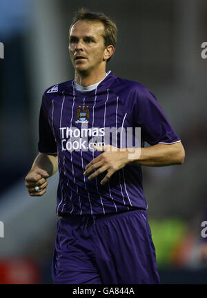 Fußball - freundlich - Shrewsbury Town V Manchester City - neue Wiese Stockfoto