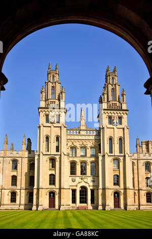 UK-Oxford All Souls College Stockfoto