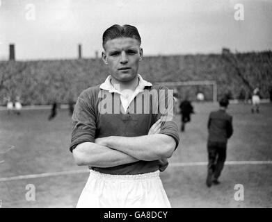 Fußball - Football League Division One - Arsenal gegen Manchester United. Mark Jones, Manchester United Stockfoto